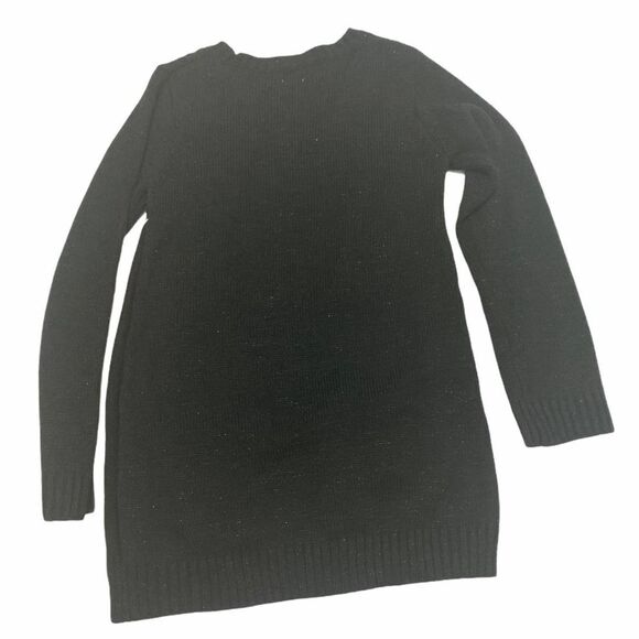 Wonder Nation Sweater Dress Pockets Black Large - Picture 5 of 10